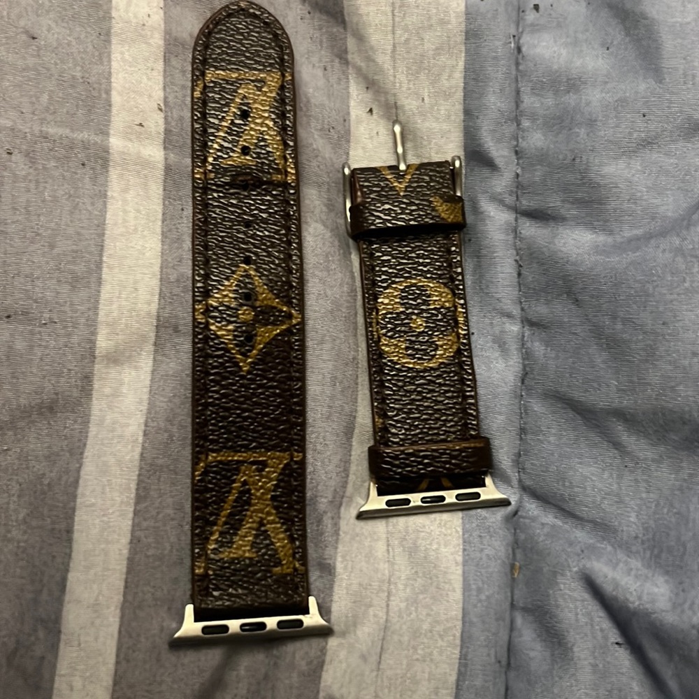Louis Vuitton Apple Watch Band. Series 3 through 6 for 42 or 44 mm